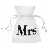 Organzové vrecúško - Mr a Mrs 10 ks