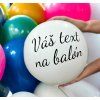 Balón s textom - Biely 80 cm