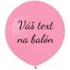 Balón s textom - Ružový 80 cm