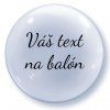 Balón s textom - Priehľadný