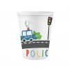 Papierové poháre - Polícia 6 ks