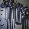 Balónová girlanda so strapcami - Halloween, netopiere