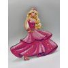 Magnetka na tortu - Barbie v šatách