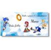 Narodeninový banner s fotkou - Sonic