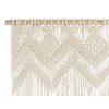 Svadobný Macrame záves - Krémový 104 x 182 cm
