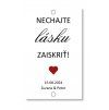 Ozdobné kartičky na prskavky - 5 ks
