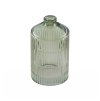mini striped sage green glass vase dia 4 3cm x 7 5cm