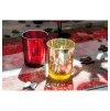 gold glass metal candle holder 5 5cm x 6 7cm