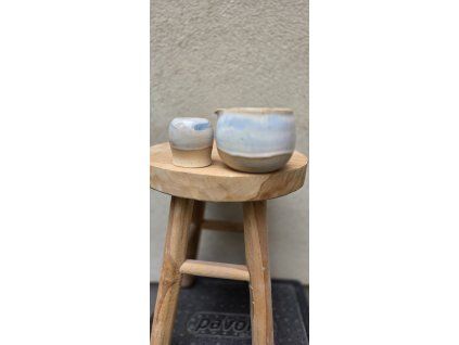 11. Sada na matchu pastel modrý