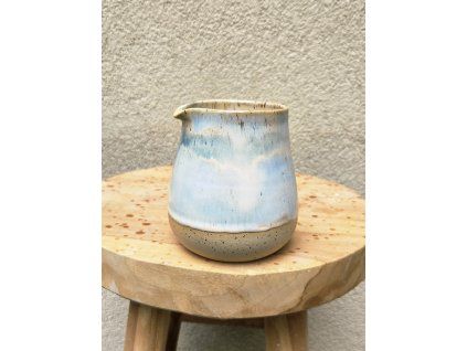 17. koncička, mléčenka pastel modrá