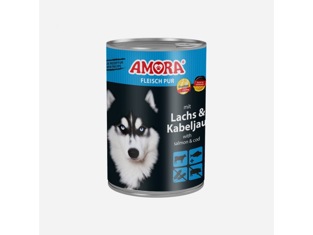 neu produkte hund fleisch pur lachs kabeljau 400g 900x900