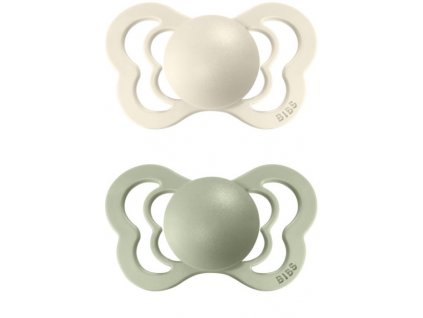 Kaučukový dudlík BIBS Couture ivory sage