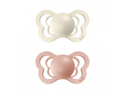 Kaučukový dudlík BIBS Couture ivory blush