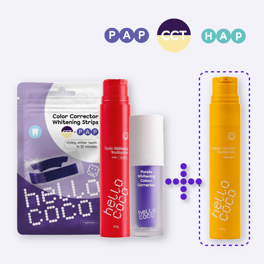 Trio pro zářivý úsměv CCT + dárek pasta mango