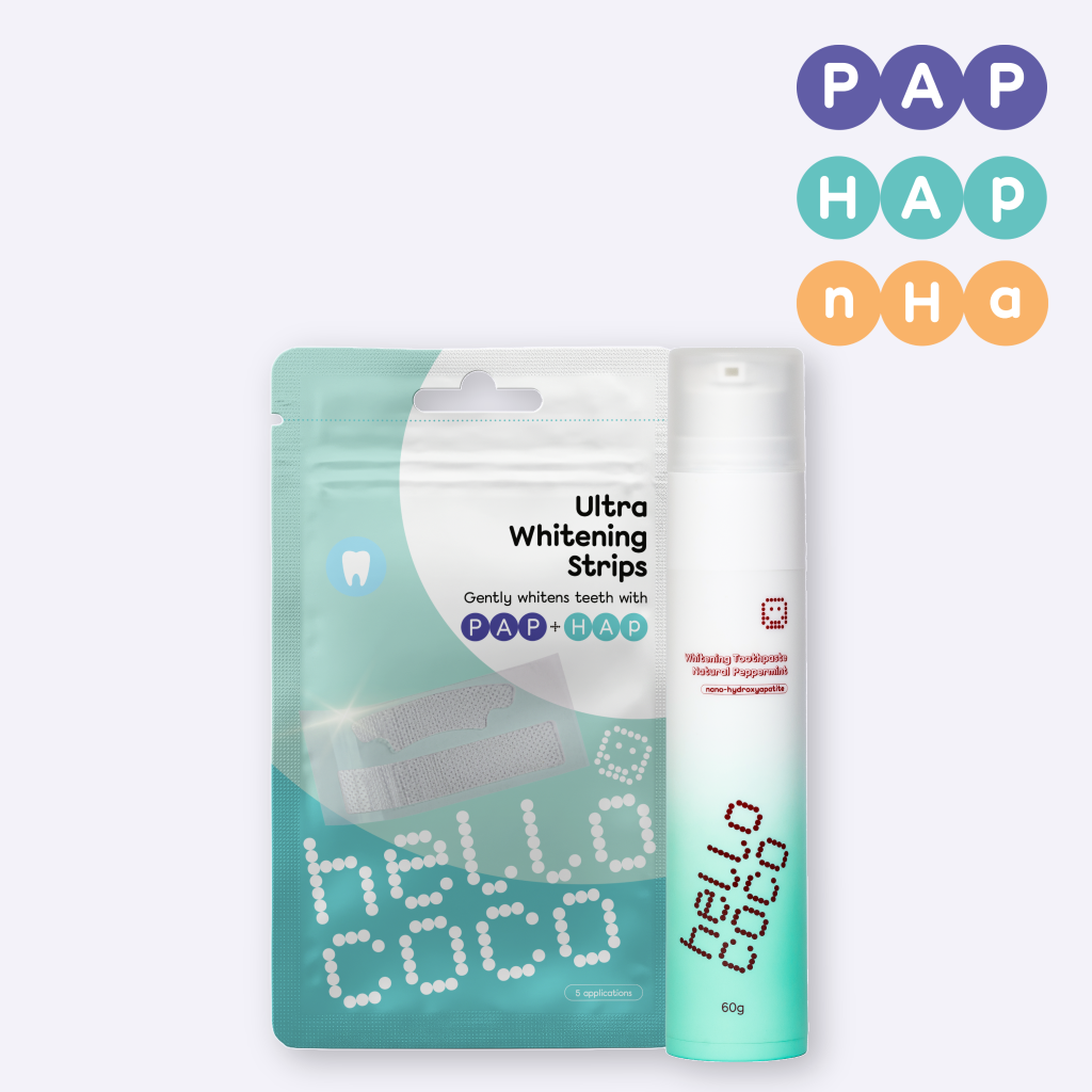 HELLO COCO Intenzivní bělící a remineralizační set