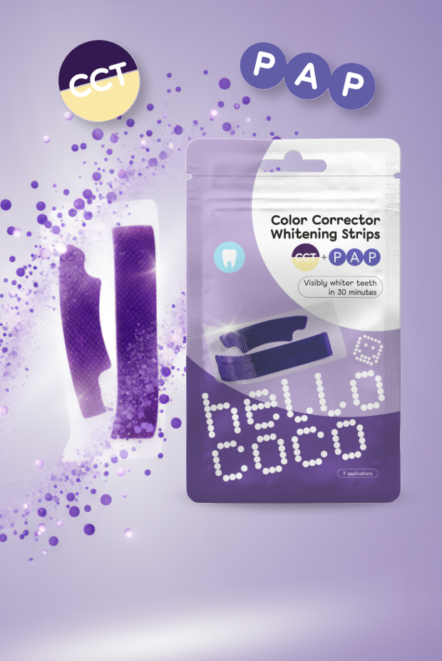 Hello, new smile! Whitening strips are here.