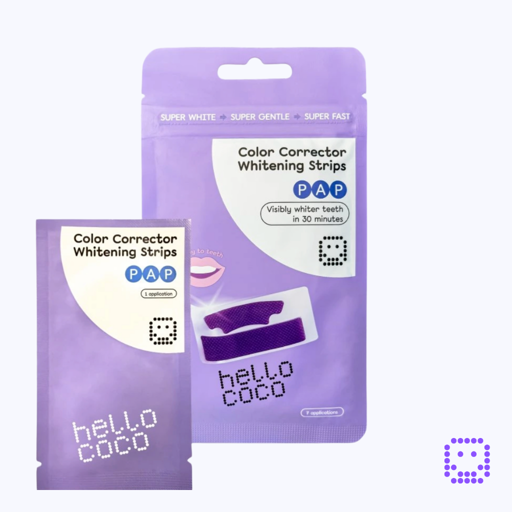 Vijolični korekcijski trakovi – hiter način za optično osvetlitev vašega nasmeha