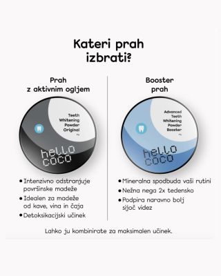 Kateri belilni prah izbrati? 🤔 Preveri zdaj! #hellococo #teeth