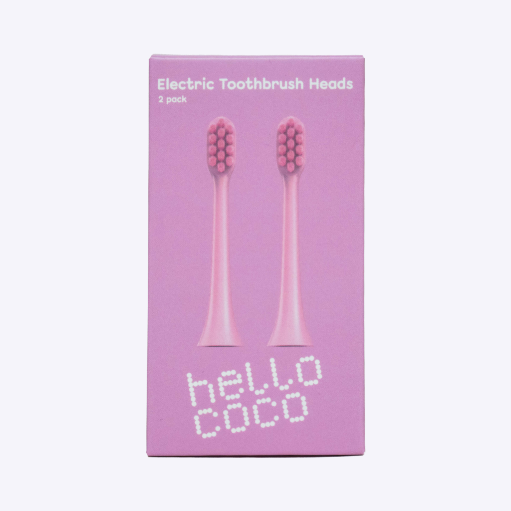 E-shop hello coco Náhradná hlavica k sonickej zubnej kefke ružová