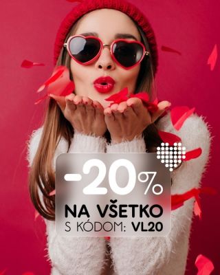 Zaľúbený Valentín vám želá hello coco! Vychutnajte si zľavu -20% 💜