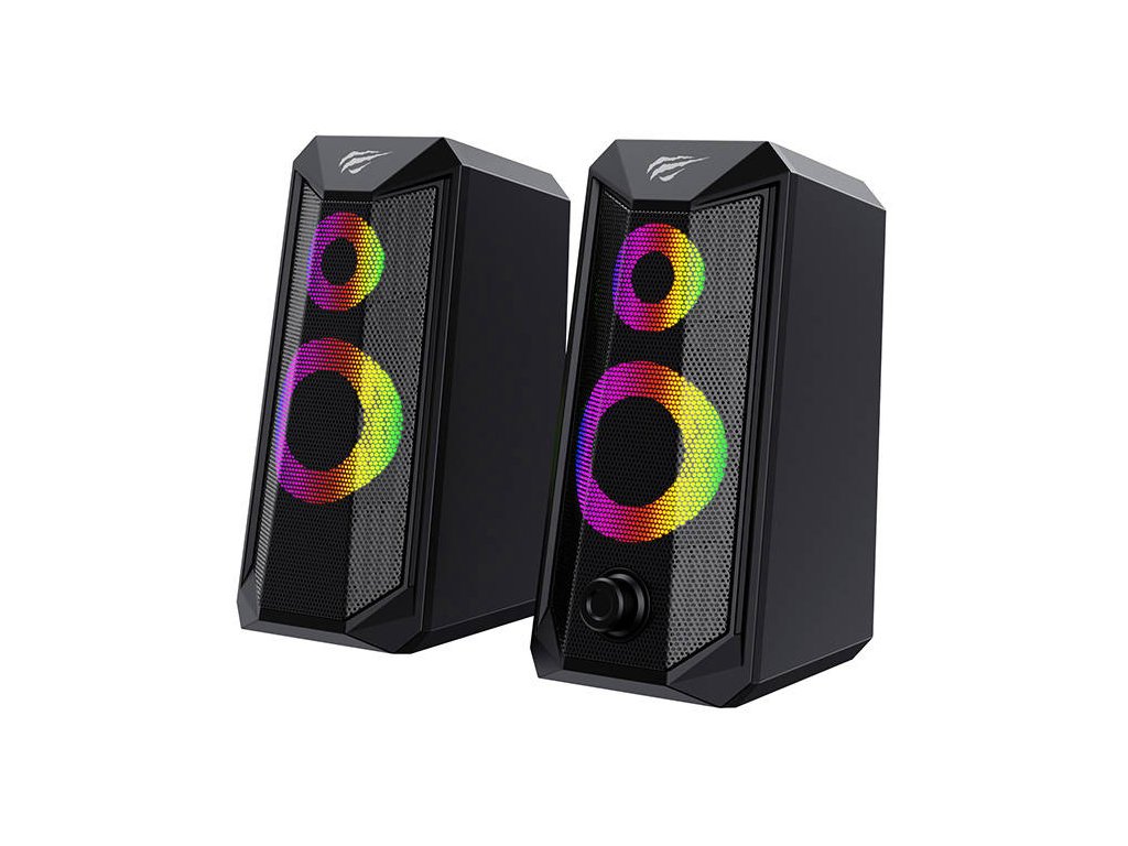 cze pl Pocitacove reproduktory HAVIT SK202 2 0 RGB cerne 24050 5
