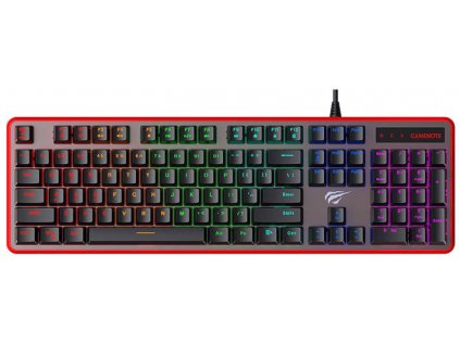 Mechanická herná klávesnica Havit KB870L RGB (čierna)