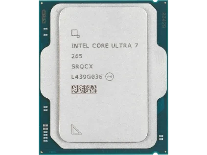 Intel Core Ultra 7 265, Tray, 8pc, 12ec, 20t, Up to 5.3 GHz, Intel Graphics (1950 MHz)
