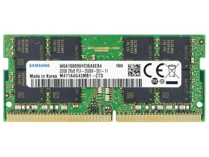 samsung 32gb ddr4 sodimm 2666mhz cl19