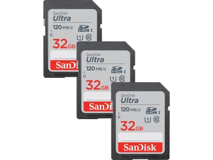 sandisk sdhc 3x32gb ultra