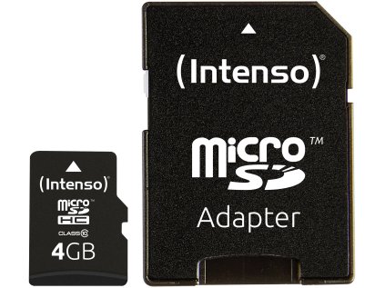 intenso microsdhc 4gb class 10 sd adapter 1