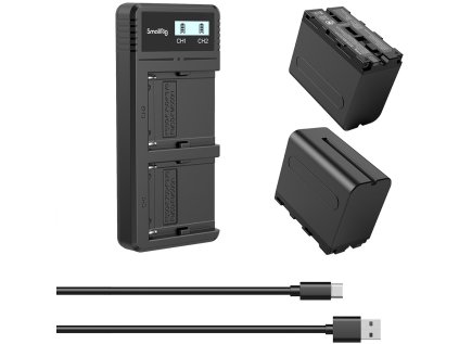 smallrig battery and charger kit for sony np f970 3823 1