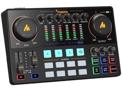 maono ame2 sound card black