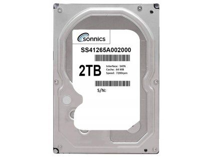 Sonnics SS41265A002000GA 2TB SATA