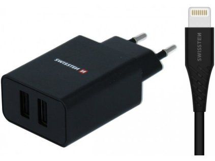 2756 1 swissten sitovy adapter smart ic 2x usb 2 1