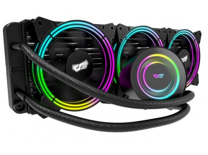 Darkflash TR360 PC vodné chladenie AiO RGB 3x 120x120 (čierna)
