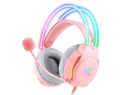 cze pl Gaming headphones ONIKUMA X26 Pink 33301 1