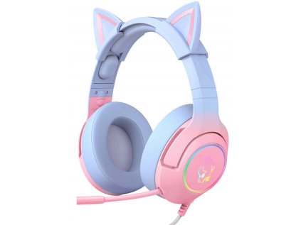 cze pl Gaming headphones ONIKUMA K9 Pink Blue 33310 3