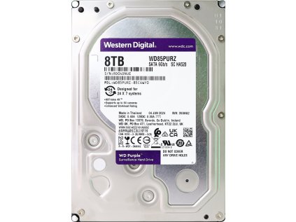 WD Purple Surveillance 3.5" HDD - 8TB