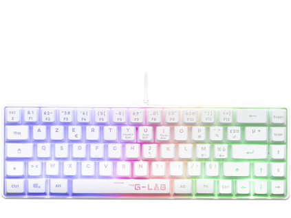 Herní klávesnice G‑LAB Keyz HYDROGEN White - FR