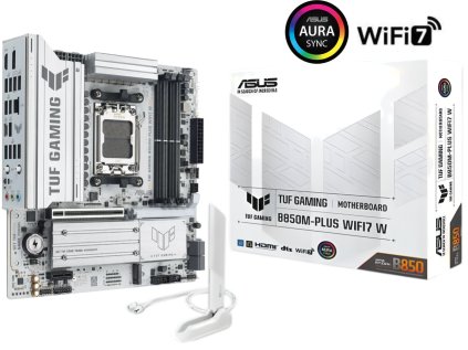 ASUS TUF GAMING B850M-PLUS WIFI7 WHITE - AMD B850