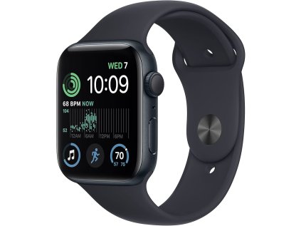 Apple Watch SE 2 44mm Midnight - Black Sport Band