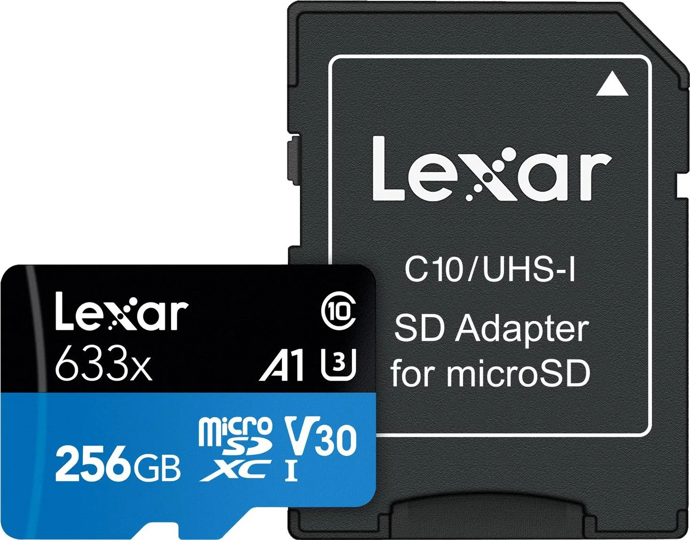 Lexar microSDXC 633x 256GB + SD adapter