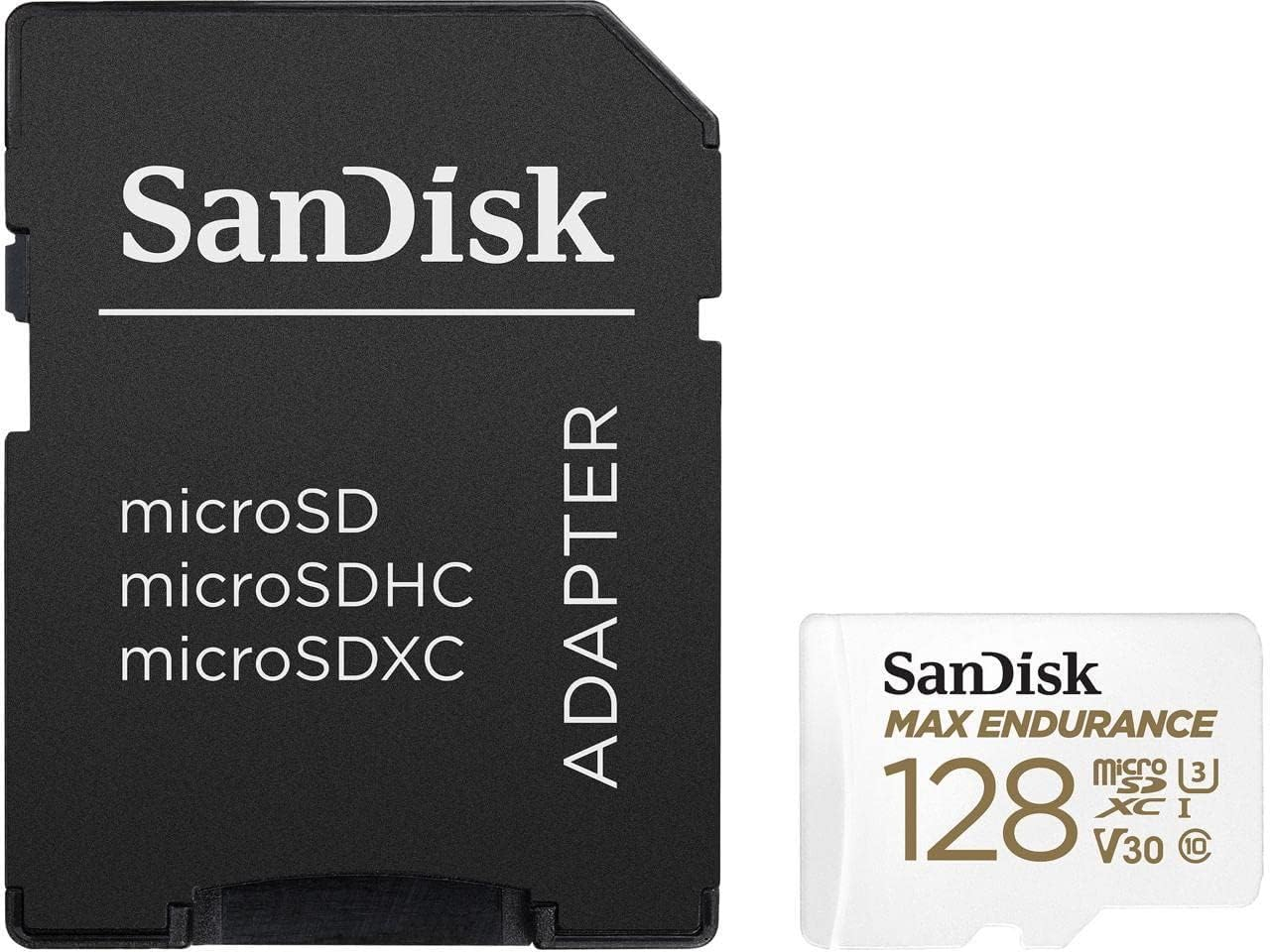SanDisk microSDXC 128GB MAX Endurance + SD adapter