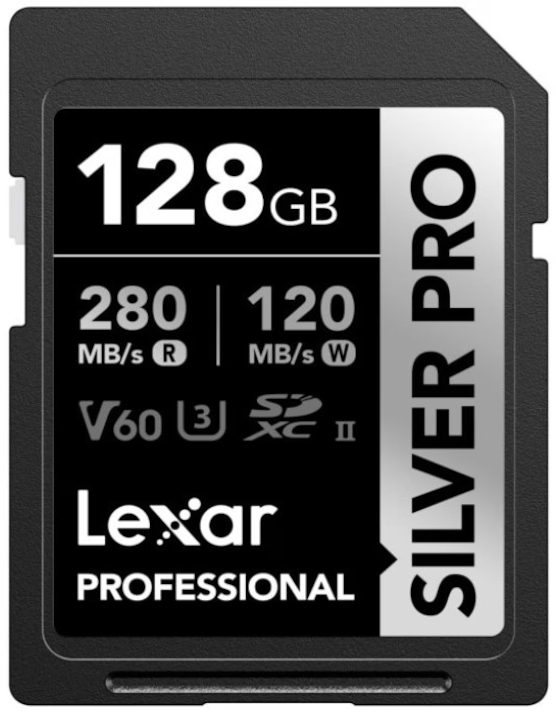 Lexar SDXC Silver Pro 128GB