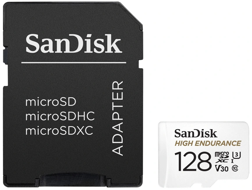 SanDisk microSDXC 128GB High Endurance + SD adapter