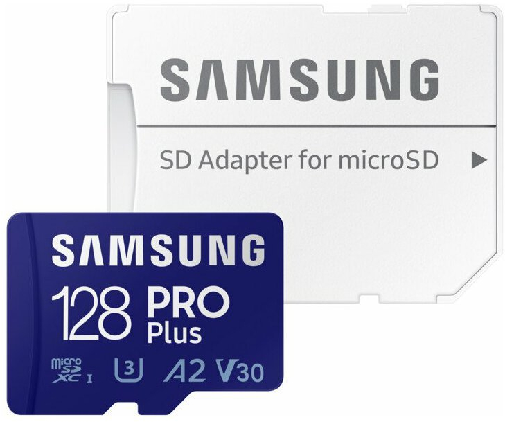 Samsung microSDXC 128GB PRO Plus + SD adapter