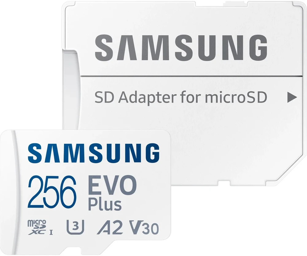 Samsung microSDXC 256GB EVO Plus + SD adapter