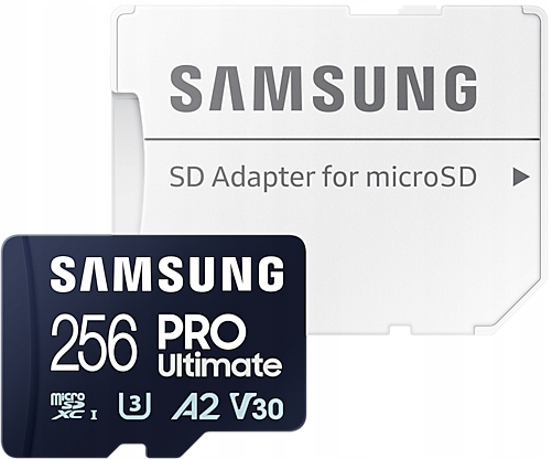Samsung microSDXC 256GB PRO Ultimate + SD adapter