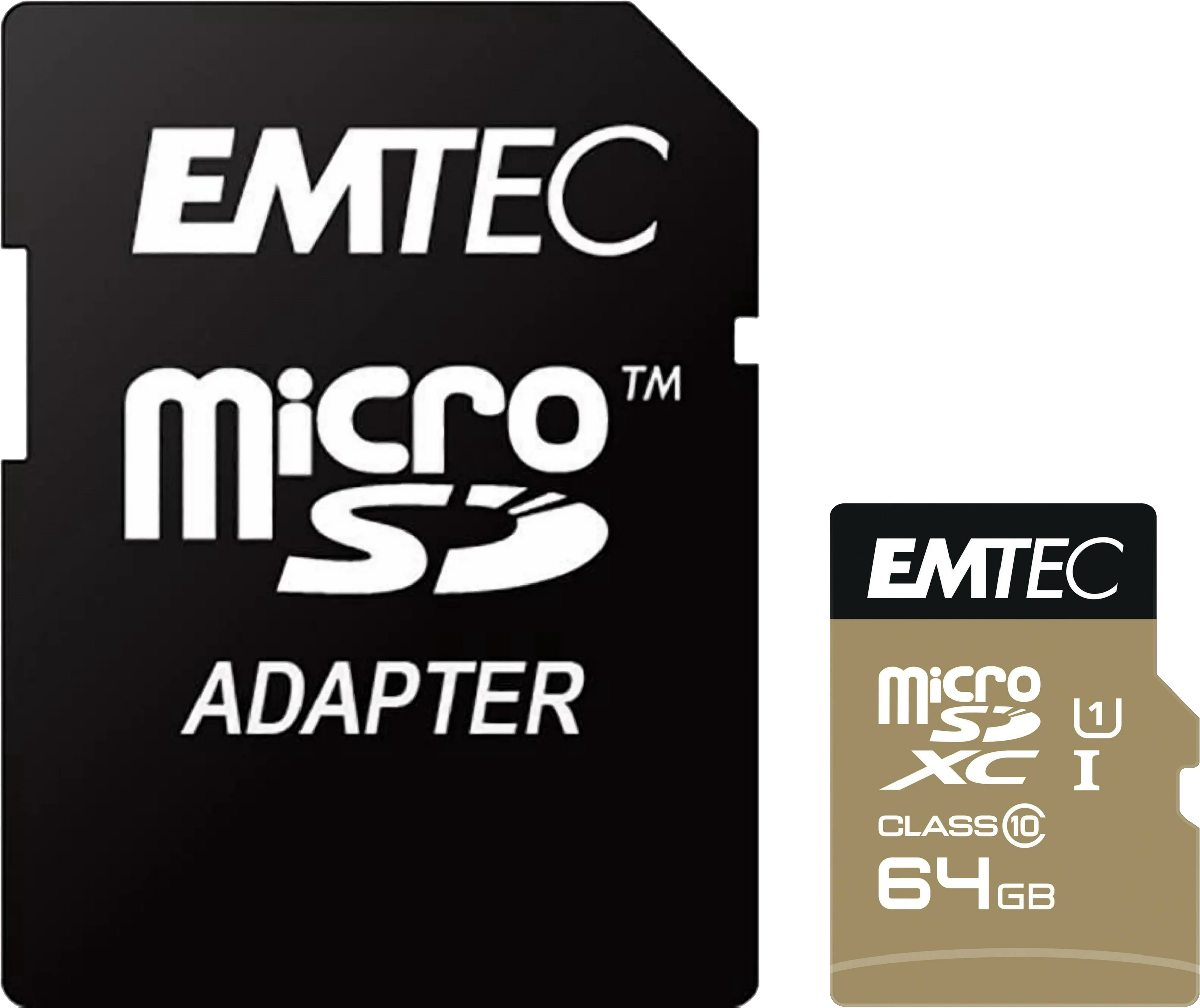 EMTEC microSDXC 64GB EliteGold + SD adapter