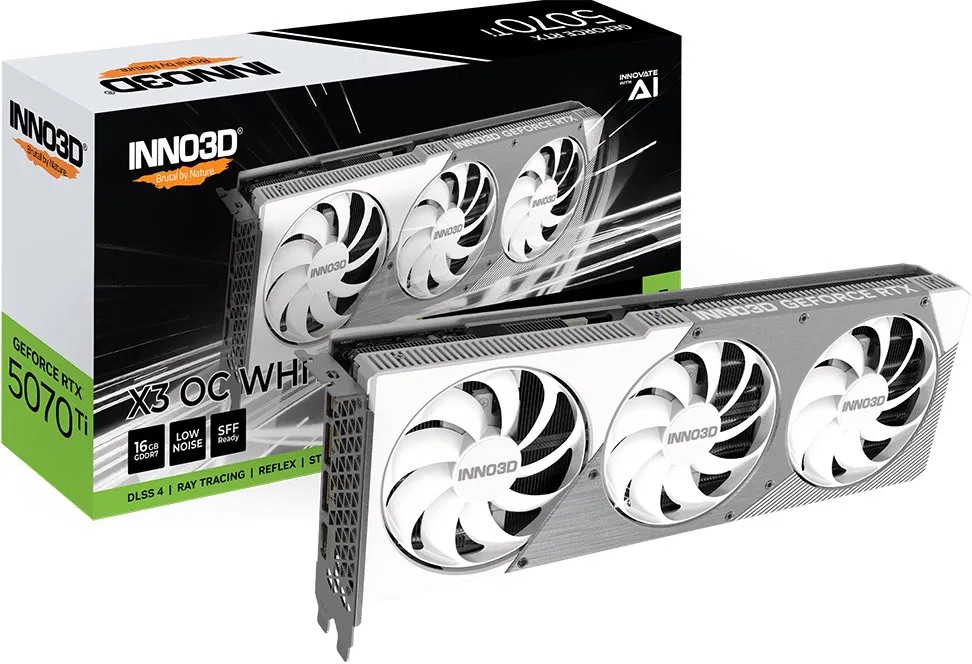 Inno3D GeForce RTX 5070 Ti X3 WHITE OC 16GB